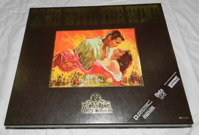 Vintage Beta VCR 2 tape set of Gone With the Wind, 1939 Vivien Leigh Clark Gable-image
