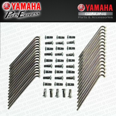 2000 - 2024 YAMAHA TTR TT-R 90 110 E OEM COMPLETE REAR WHEEL SPOKE & NIPPLE SET-image