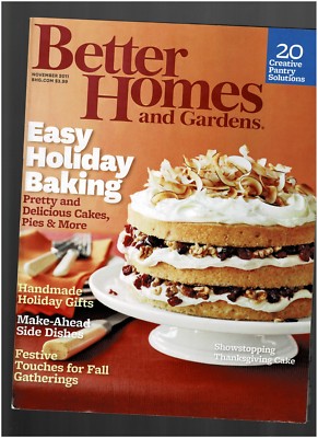 BETTER HOMES AND  GARDENS-NOVEMBER 2011-196 PAGES.-image