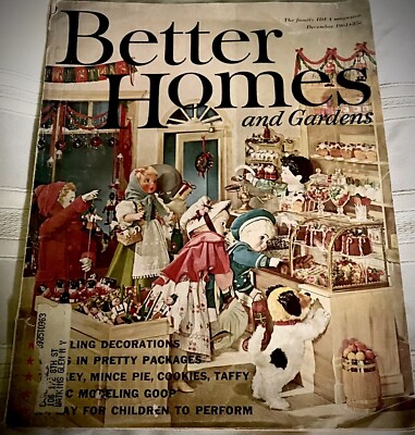 VTG 1961 Dec. Vol. 39, No. 12 BETTER HOMES & GARDENS MAGAZINE FULL PAGE COLOR-image