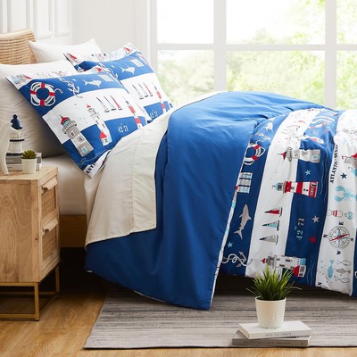 , Inc. 3-Piece Full Bed or Queen Comforter Set with 2 Bed Pillow Shams, Down ...-image