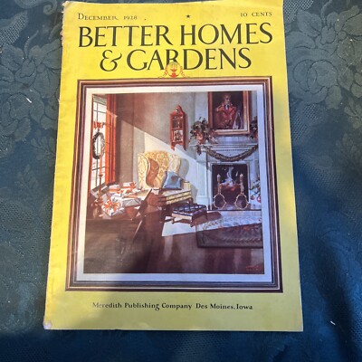 December 1928 Better Homes & Garden Magazine 10 cent-image