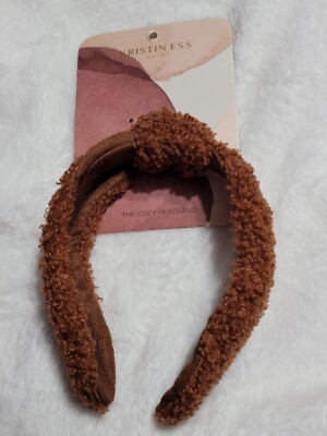 Womens Kristin Ess Hair Brown Cozy Headband NEW! NWT-image