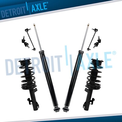Front Struts w/Coil Spring Rear Shocks Sway Bars Kit for 2012 2013 2014 Mazda 5-image