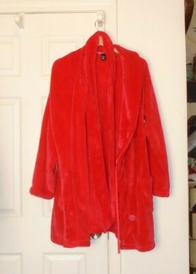  VICTORIA'S SECRET Short COZY ROBE Plush Lounge sz M/L-image