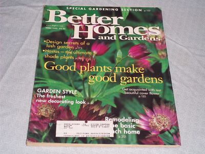 1999 APRIL BETTER HOMES & GARDENS MAGAZINE - GOOD PLANTS & GARDENS - H 4095-image