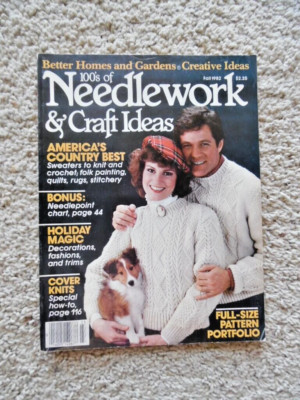 VTG 100's of Needlework & Craft Ideas - Better Home & Gardens Magazine Fall 1982-image