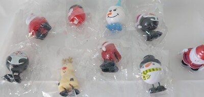9 Pcs Christmas Clockwork Toy Assorted Wind Up Toys Cute Christmas 8 In Package-image