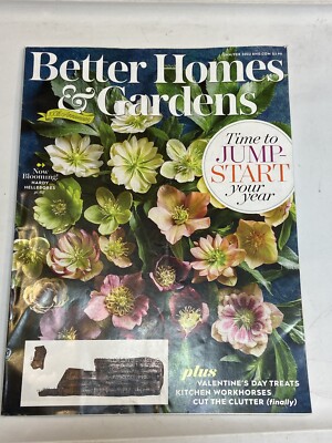 Better Homes Gardens Magazine Jan Feb 2022 Jump Start Year Valentine's Day Treat-image