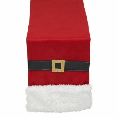 DII Design Imports ~ Santa Belt Table Runner ~ 14 x 72