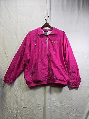 Vintage Women’s Catalina Sport Tec Lined Wind Jacket Pink Size Large-image