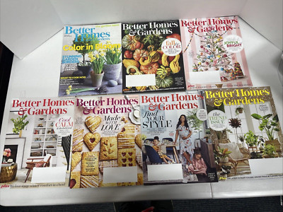 BETTER HOMES & GARDENS Magazine Lot Of 7 Issues - 15' (1), 18'(3), 19' (3)-image