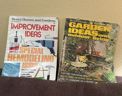 2 Better Homes and Gardens Vintage 1970 & 74 Magazines GUC-image