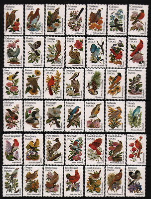 1982 US State Birds & Flowers Complete Set of 50 SC 1953-2002 - MNH OG-image