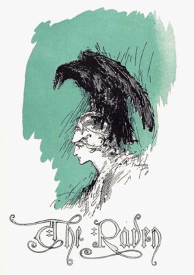 EDGAR ALLEN POE *2X3 FRIDGE MAGNET* AUTHOR NOVELIST POET BALTIMORE STORIES RAVEN-image