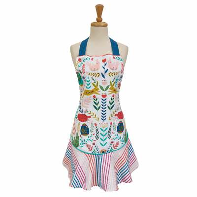 Design Imports 791597 Easter Folk Garden Printed Apron-image
