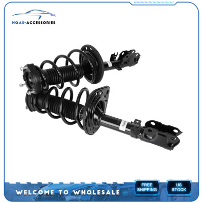Pair For 2012-14 Toyota Camry SE Rear Complete Strut with Coil Springs Assembly-image