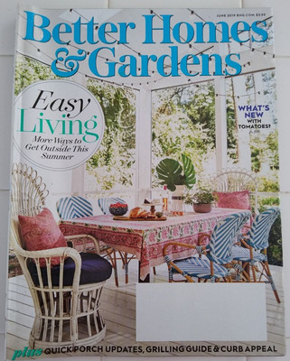 BETTER HOMES & GARDENS, EASY LIVING, WAYS TO GET OUTSIDE IN THE SUMMER JUNE 2019-image