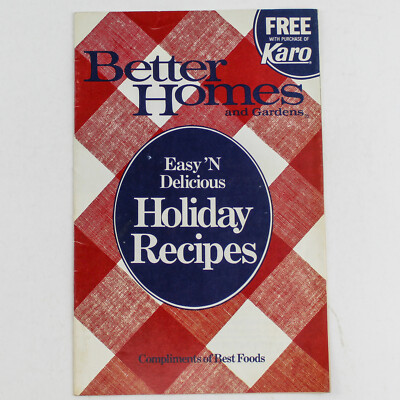 Better Homes & Gardens 1985 Easy 'N Delicious Holiday Recipes Cookbook-image