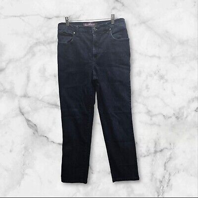 GLORIA VANDERBILT Women's Blue Jeans Sz 10 Amanda Stretch Stretch Comfy-image