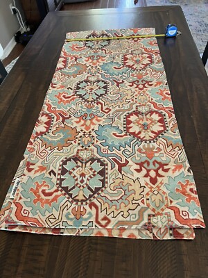 Lovely Pier 1 Imports Table Runner. Southwest Colors, Aztec Pattern. 72” x 16”.-image