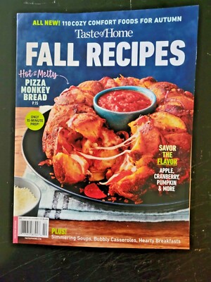 FALL RECIPES by Taste Of Home - 110 Cozy Comfort Foods For Autumn -image