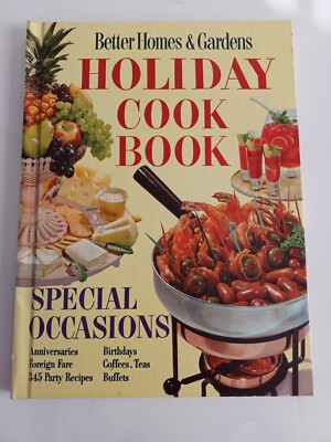 Vintage Better Homes And Gardens Holiday Cookbook 1967-image