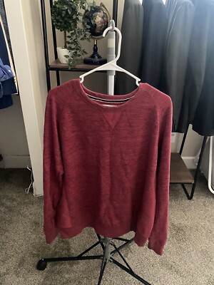 Champion Authentic Athletic Apparel Red Pullover Sweatshirt Men's XL-image