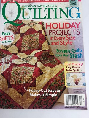 Better Homes and Gardens American Patchwork & Quilting Magazine December 2009-image