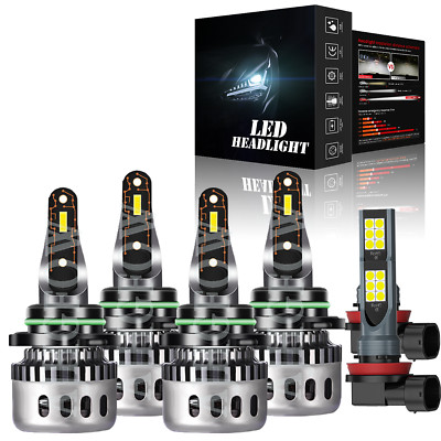 For Chevy Colorado 2004-2008 6x Combo LED Headlight Hi/Lo Beam + Fog Light Bulbs-image
