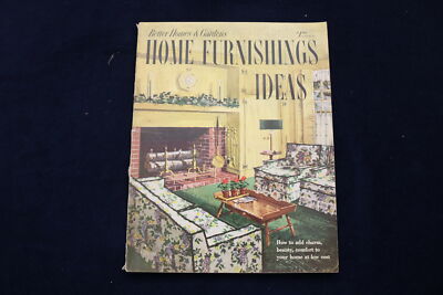 1952 BETTER HOMES & GARDENS FURNISHING IDEAS MAGAZINE - E 11625-image