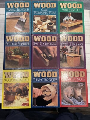 Better Homes & Gardens Woodworking 9-Book Lot: Techniques, Projects, and Tips-image