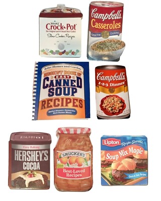 Campbells & Better Homes Board Cookbook Crockpot Canned Soup Recipe Meal Prep-image