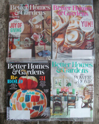 Lot of 4 Better Homes and Garden September to December 2020 NEW-image