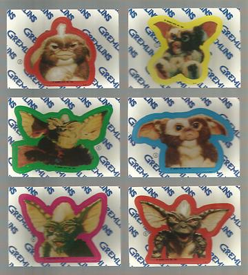 1984 Topps GREMLINS Complete Sticker Set  MINT FREE SHIPPING-image