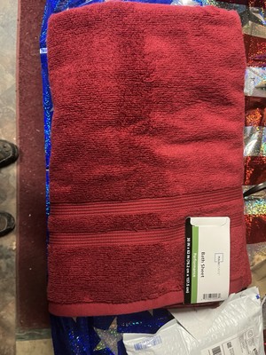 Mainstays Performance Bath Towel, 62” x 30
