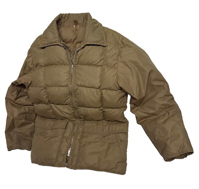 Vintage 70s 80s PIONEER SPORTWEAR Goose Down Puffer Jacket Brown Men’s Size S/M-image