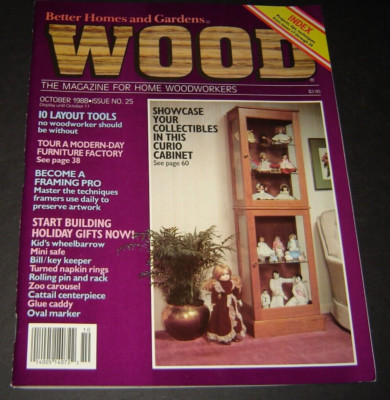 Better Homes & Garden Wood Magazine : October 1988 : Issue # 25-image