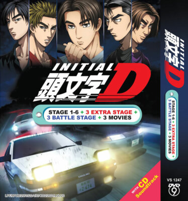 DVD ANIME Initial D Stage 1-6 + Movie 1-3 + 3 Extra Stage + 3 Battle Stage -image