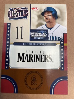 2004 Donruss World Series Playoff All-Stars #6 Edgar Martinez 083/500-image
