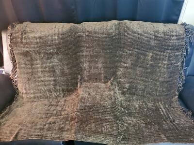 Waverly Home Throw Blanket  Sz: 50 x 60. Color: Brown-image