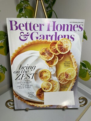 Better Homes & Gardens Magazine May 2020 The Food Issue Bring On The Zest-image