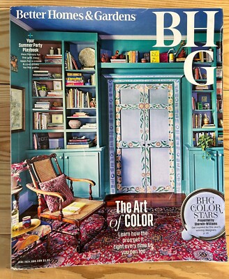 Better Homes & Gardens Magazine June 2024 The Art Of Color-image