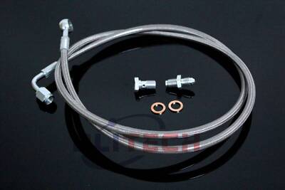 Master to Slave Cylinder Complete Stainless Clutch Line for 1993-98 Toyota Supra-image