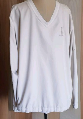 NIKE GOLF Mens Sz L Vintage Pullover Long Sleeve V-Neck Windbreaker  Gettysvue -image