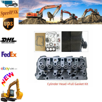 For Kubota RTV1100CW9 RTV1100 /RTV1140CPX D1105 Complete Cylinder Head & Gasket-image