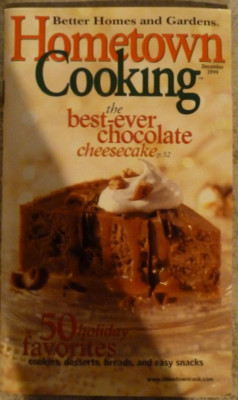 Better Homes and Gardens Hometown Cooking Magazine - December, 1999  ++++++-image