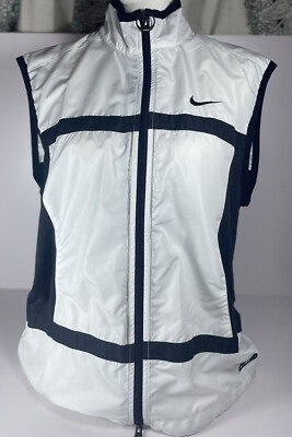Vintage 90's Nike vest full Zip Clima-fit Outer Layer Sz Large Womens-image