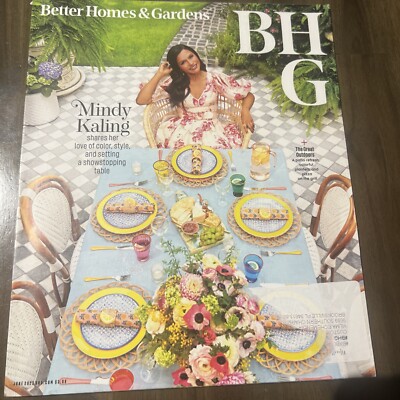 Better Homes and Gardens Magazine BHG Mindy Kaling June 2023 Bx7-image