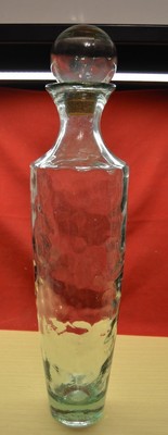 Pier 1 Imports Bottle Clear Glass Green Tint Container #1818301 1980's ~20-1/2